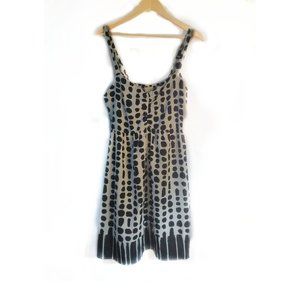 MelloDay Printed V-neck Dress